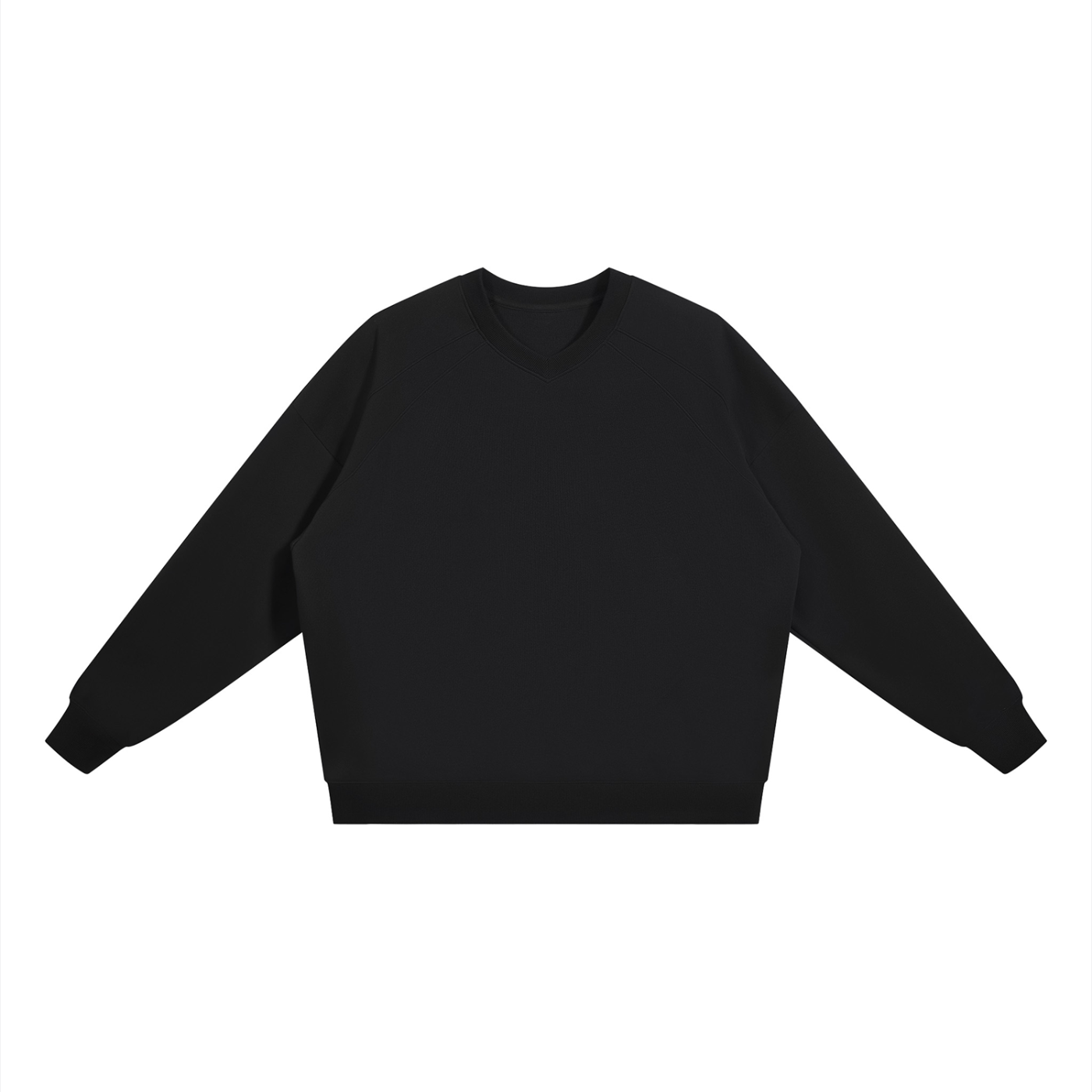 Unisex Oversized V-Neck Sweatshirt