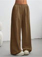Straight-leg Minimalist Solid-color Womens Sweatpants
