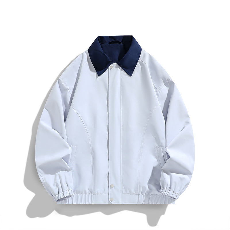Polo Collar Jacket Top