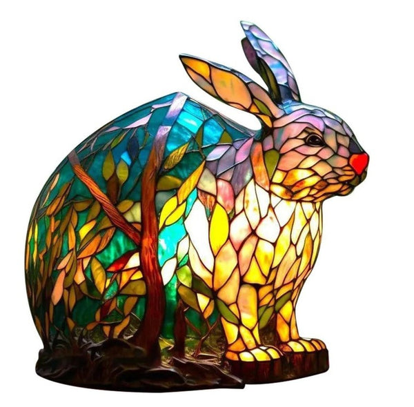 3D Colored Animal Light Desk Lamp Animal Series Decorative Night Light Animal Elephant Owl Cat Vintage Table Lamp Home Decoration