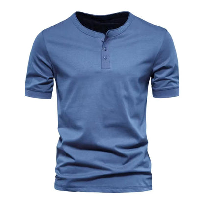 Men's Crew Neck Solid Colour T-Shirt - Short Sleeve