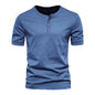 Men's Crew Neck Solid Colour T-Shirt - Short Sleeve