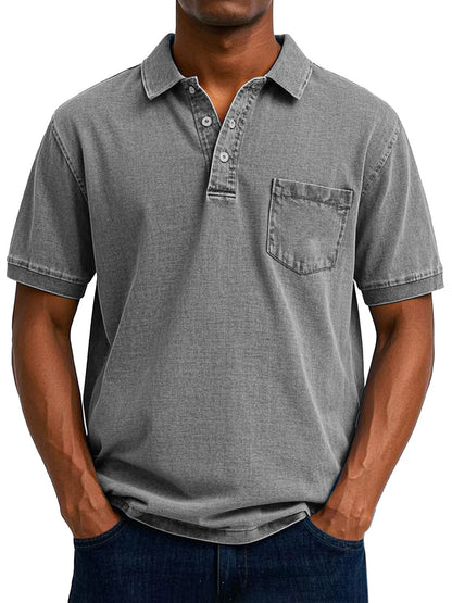 Men's Loose Trendy Short Sleeve Shirt