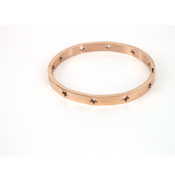 Simple Stainless Steel Hollow XINGX Bracelet - Stuffs & Savers