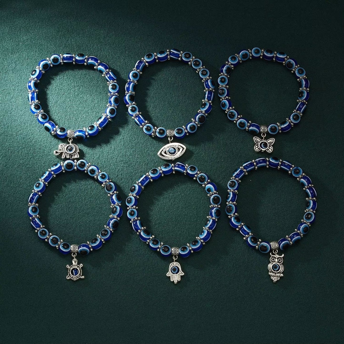 Blue Devil's Eye Bracelet