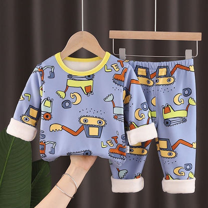 Boy Long-sleeved Thick Thermal