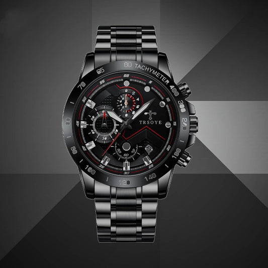 TRSOY Mens Waterproof Quartz Watch