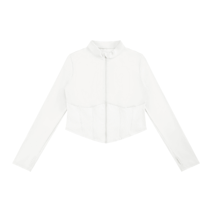 Women's Slim Fit Full-Zip Yoga Jacket