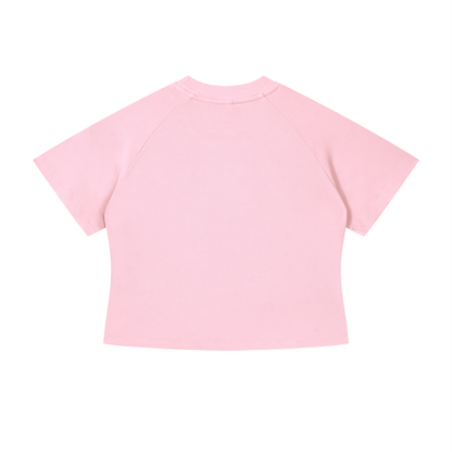 Women's Mineral Wash Crop T-Shirt 260GSM