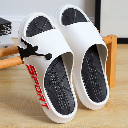 Men's Thick-soled Basketball Fashion Slippers