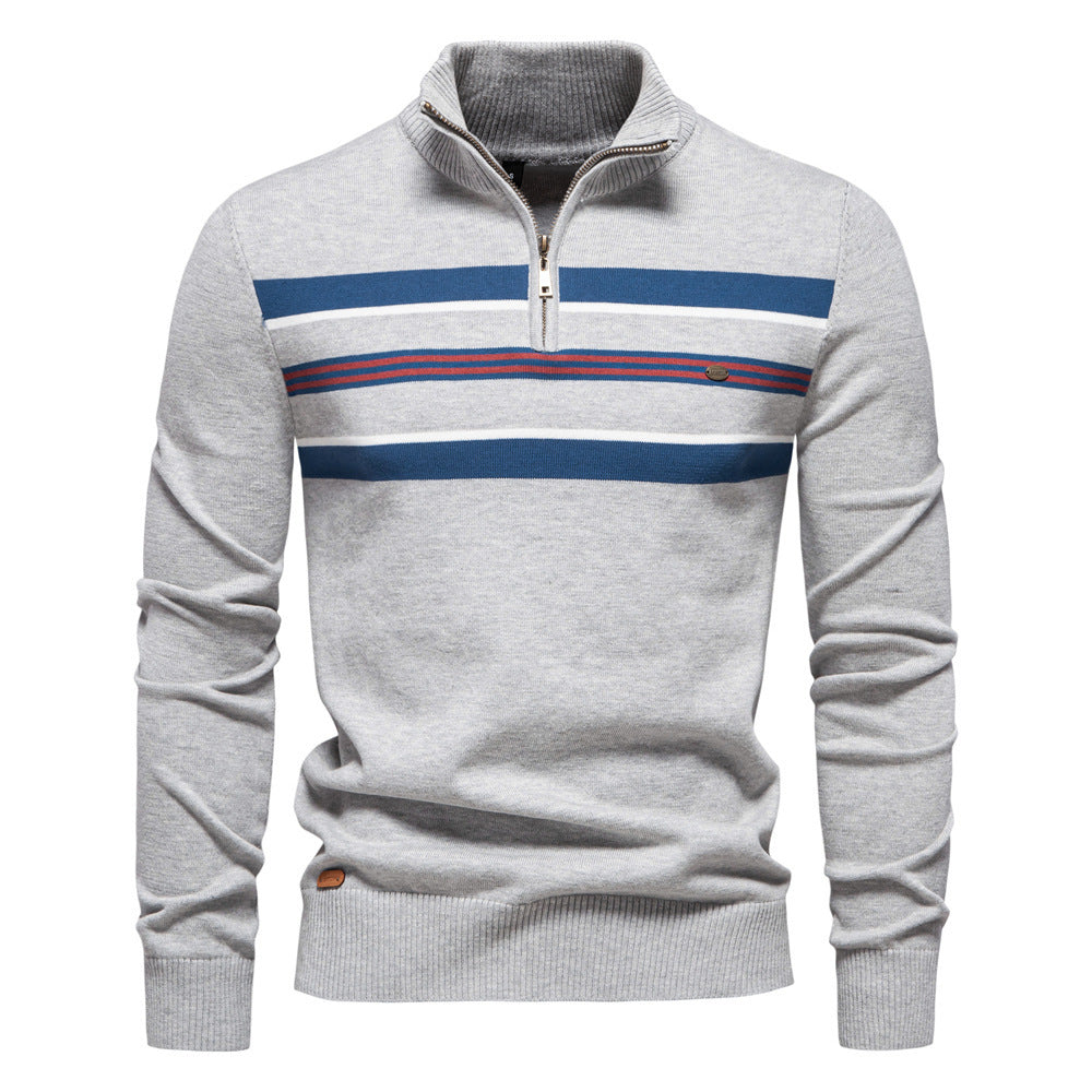 Mens Half Zipper Sweater