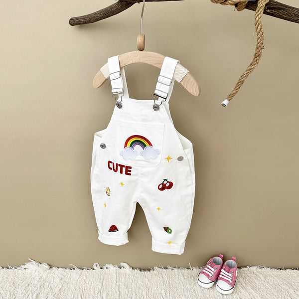 Embroidered Pure Cotton pants