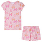 Children's Short-Sleeve Pyjamas — Light Pink