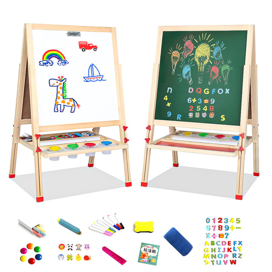Wooden chalk Painting Board Writing School Board For Children 3-15 Years