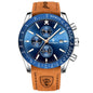 Poedagar Multifunctional Waterproof Luminous Men's Watch