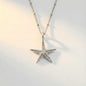 Dainty Silver Starfish Necklace