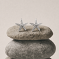 Dainty Silver Starfish Studs