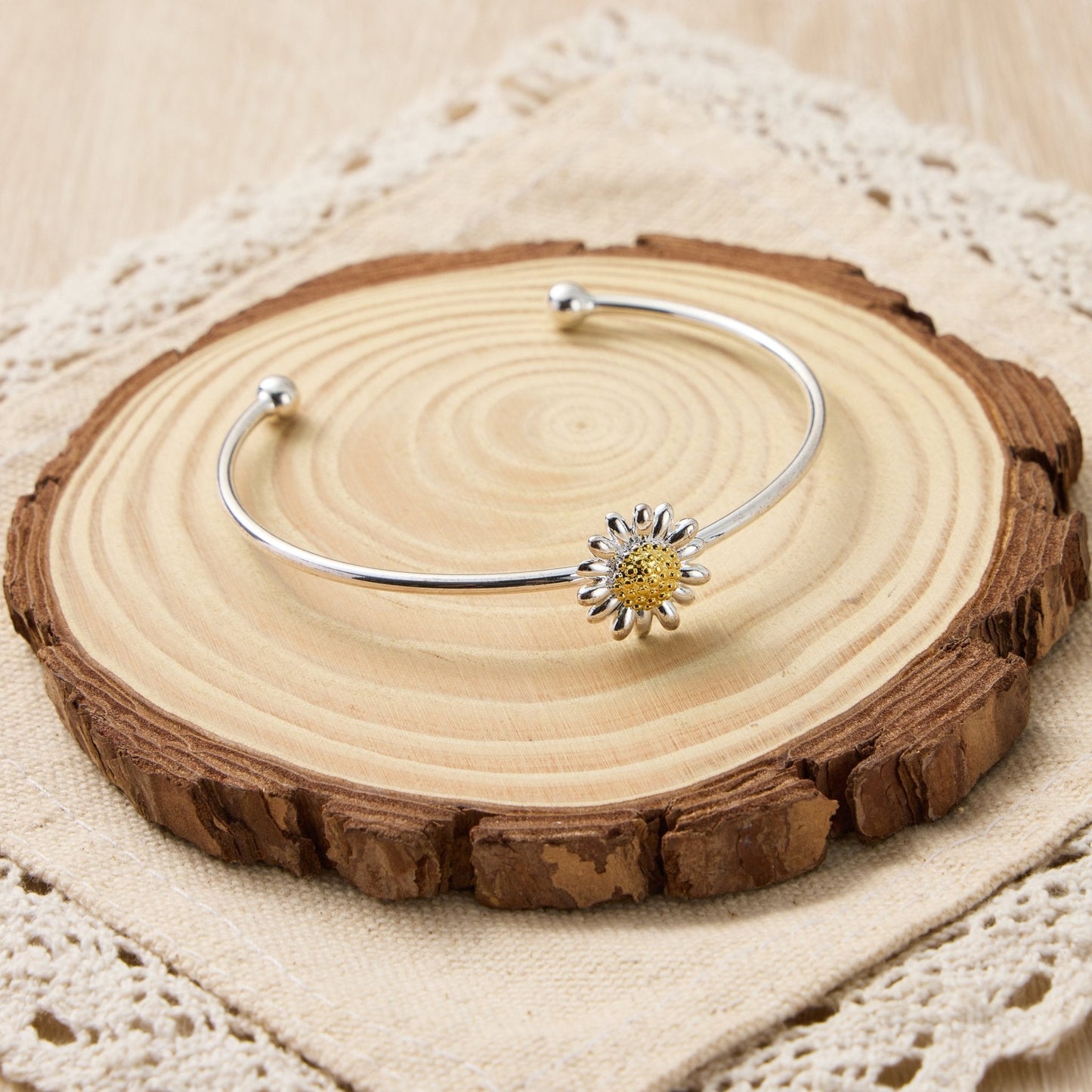 Daisy Cuff Bangle