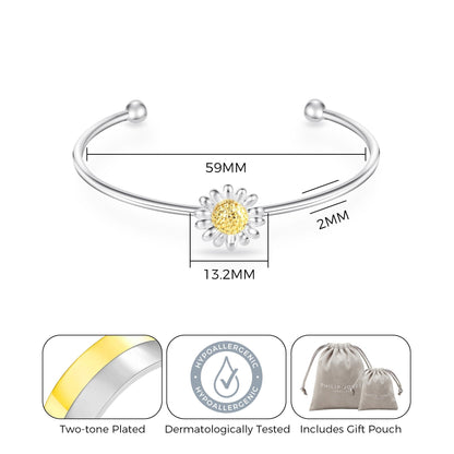 Daisy Cuff Bangle