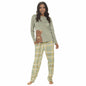 OLIVIA ROCCO Women's Highland Cow Cotton Jersey Pyjama Set Long Sleeve Super Soft Cosy Home Loungewear