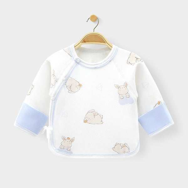 Grenouillère bébé en coton - Ouverture dos à mi-hauteur