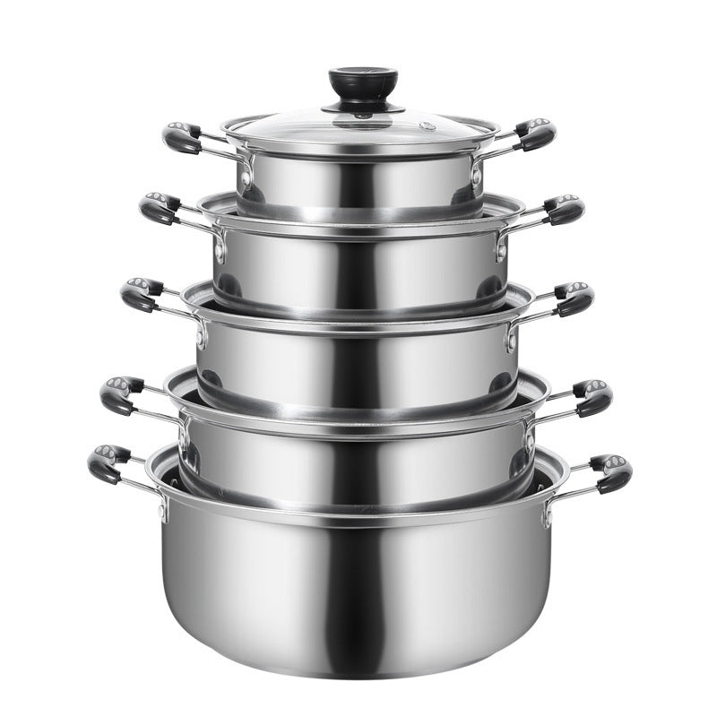 Stainless Steel Thickened Dual-sided Stockpot