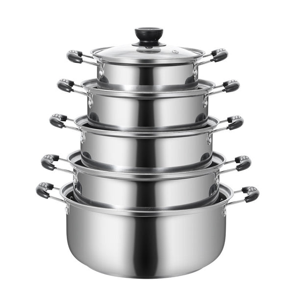 Stainless Steel Thickened Dual-sided Stockpot