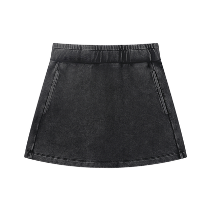 Women's Mineral Wash Mini Skirt