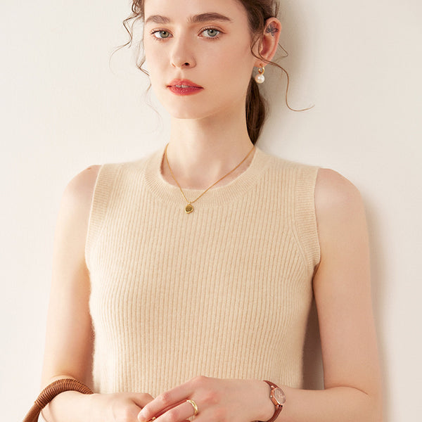 Cachemire tricoté de couleur unie pour femme, collection printemps-été