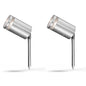 4lite Marinus GU10 Outdoor Garden Spike Light - Stainless Steel