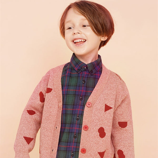 Children's Knit Cardigan Sweater Baby Cotton Coat Top - Stuffs & Savers