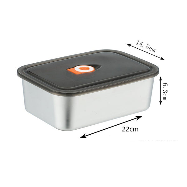 Stainless Steel Lidded Storage Tray