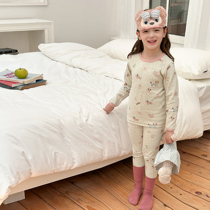 Children's Cartoon Fleece Pyjamas