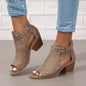 Women's Buckle High Heel Sandals