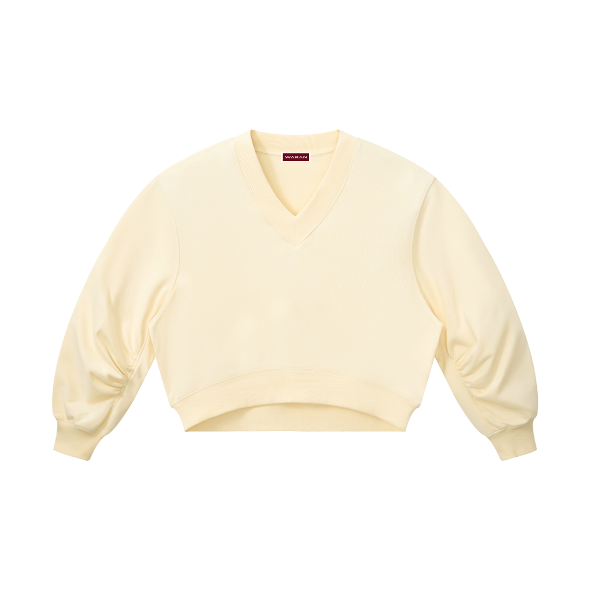 Women's Crop V-Neck Sweatshirt 280GSM