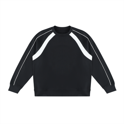 Unisex Color Block Crewneck Sweatshirt