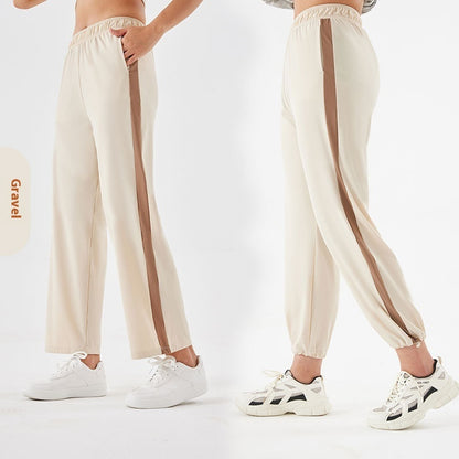 Spring And Summer Cool Sunscreen High Waist Slimming Casual Pants
