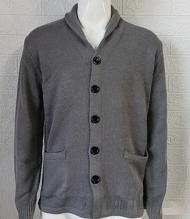 Autumn And Winter Solid Color Long-sleeved Coat