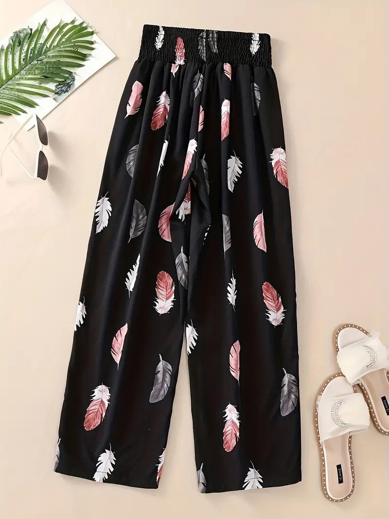 Casual Flower thin Pants