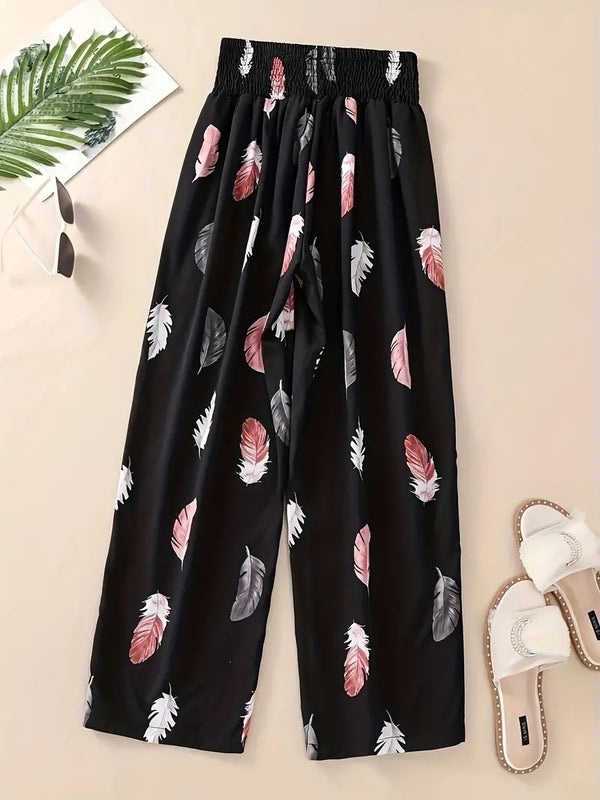 Casual Flower thin Pants