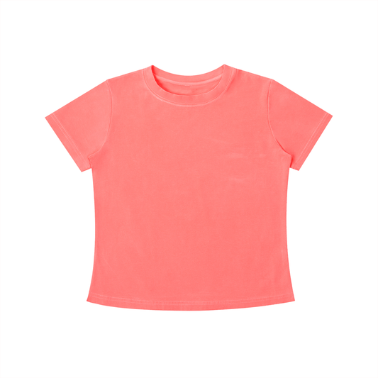 Womens Vintage Wash Slim Fit T-shirt