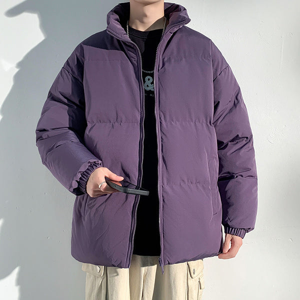 Unisex Plaid Long Jacket With Pockets Woolen Coat - Stuffs & Savers