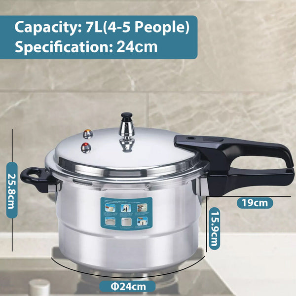 7L Aluminum Pressure Cooker
