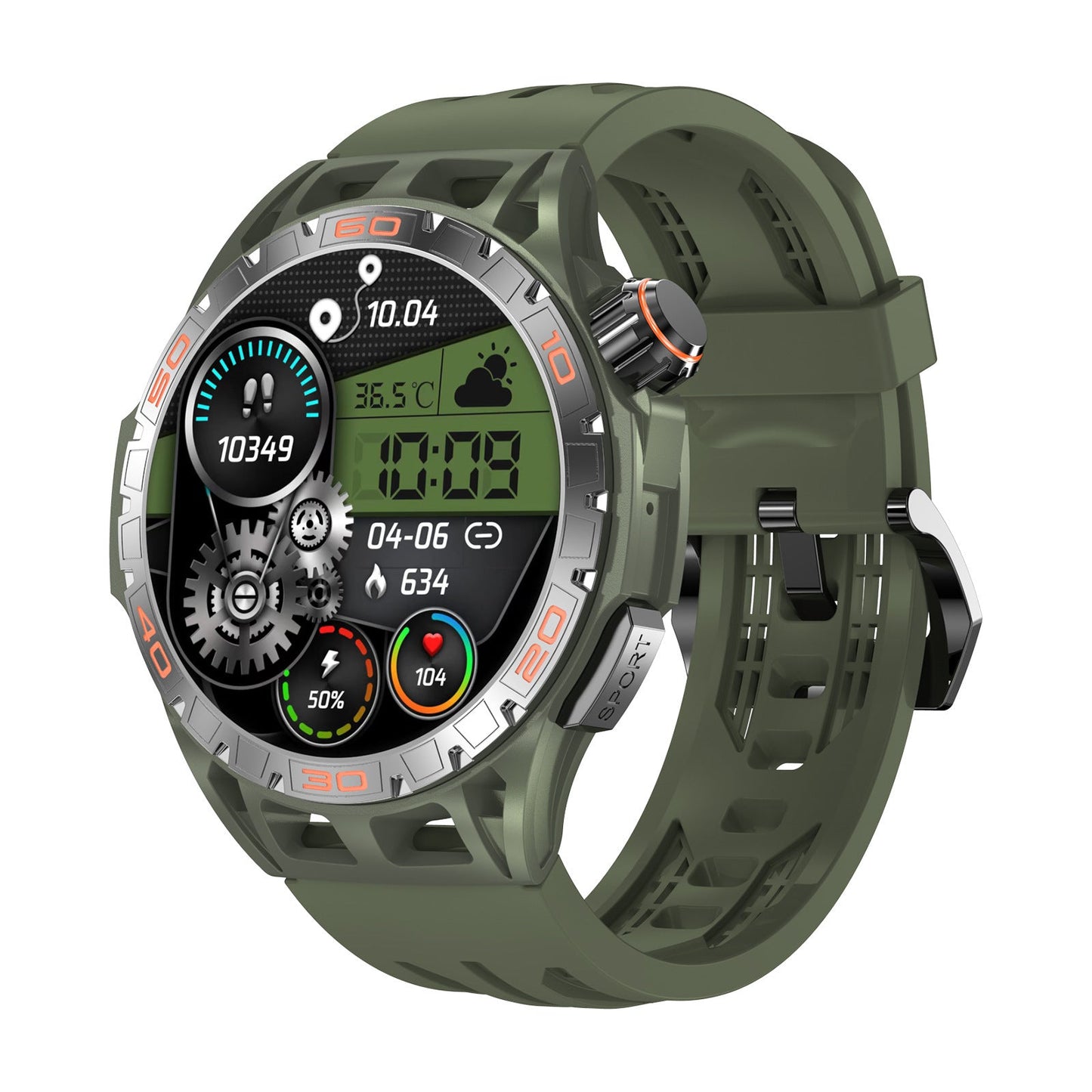 LA102 Montre connectée d'extérieur avec appel Bluetooth