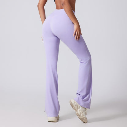 Women's Wide-leg High-waisted Slim-fit Flared Pants