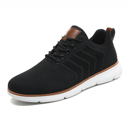 Mens Lace-up Mesh Sneakers