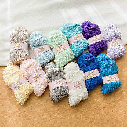 Women's Coral Cashmere Socks