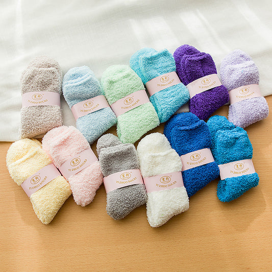 Women's Coral Cashmere Socks