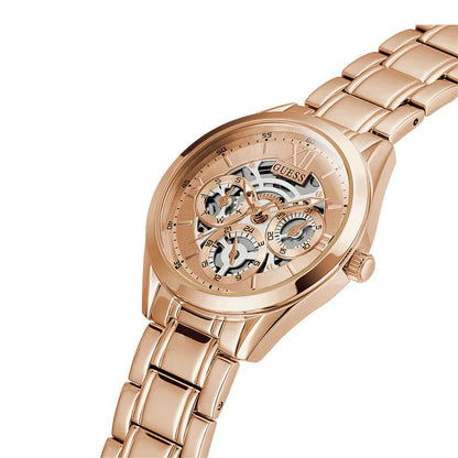 Guess Rose Gold Multifunction Watch GW0253L3