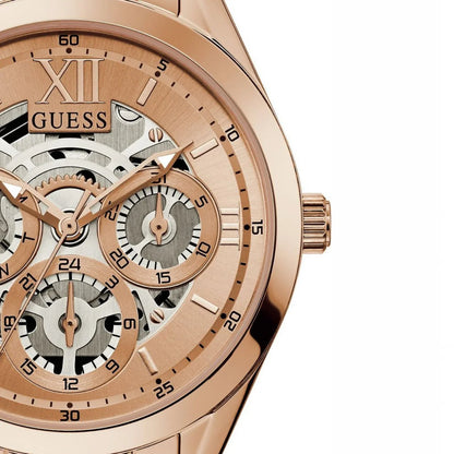Guess Rose Gold Multifunction Watch GW0253L3